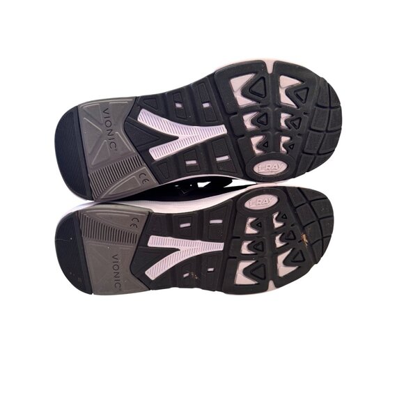 Vionic Strider Walk Size 8 M Black Sneaker Women's Lace Up NWB $164 Orthopedic S - Picture 4 of 12